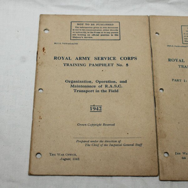 3 Manuel RASC 1942
