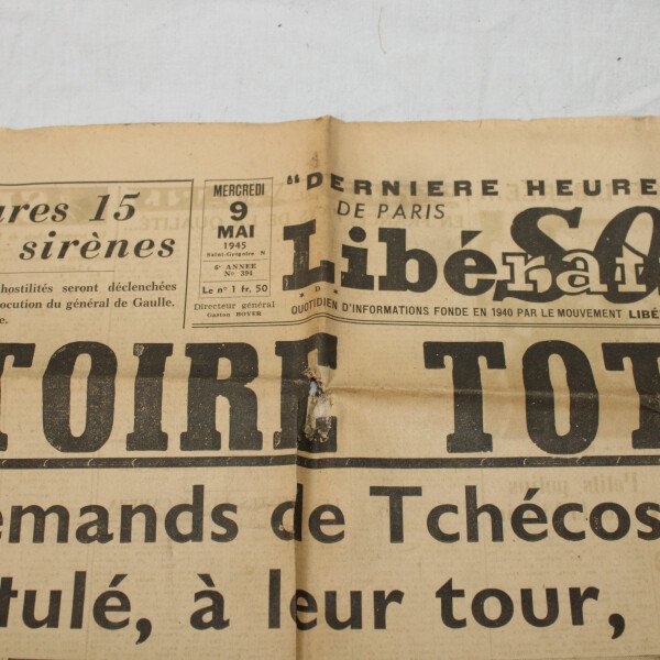 Libération soir 9 mai 1945