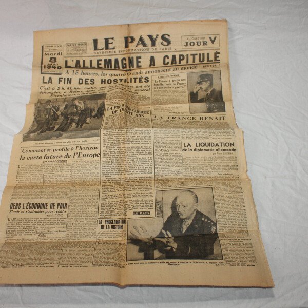 Le pays 8 mai 1945