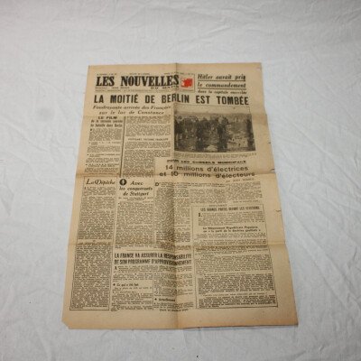 Les nouvelles du matin 24 avril 1945