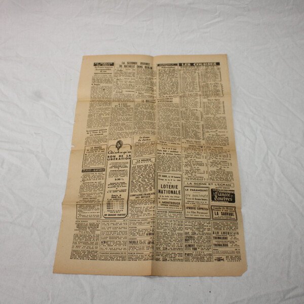 Les nouvelles du matin 24 avril 1945