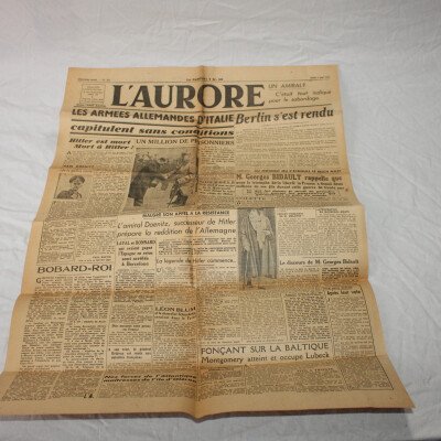 l'aurore 3 mai 1945