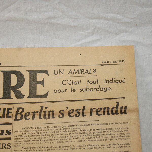 l'aurore 3 mai 1945