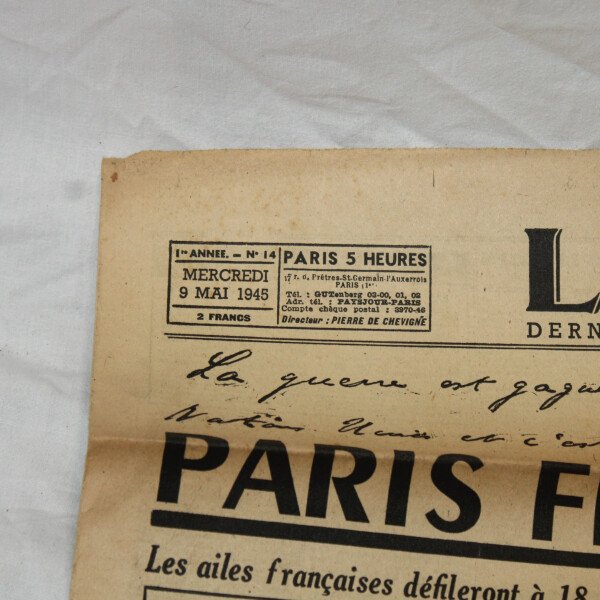Le Pays 9 mai 1945
