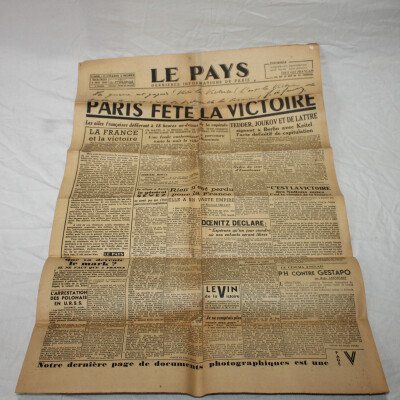 Le Pays 9 mai 1945