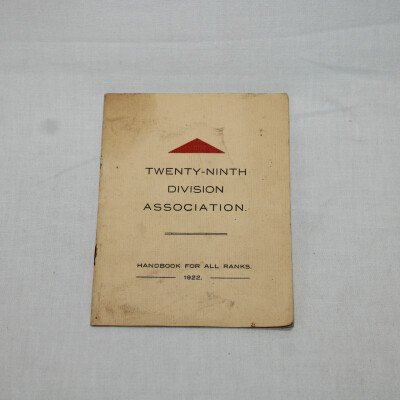 Livret 29th division
