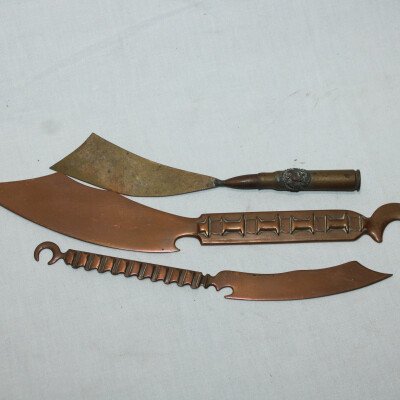 3 coupes papiers