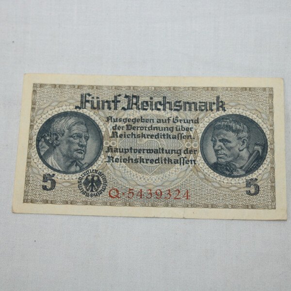 Billet de 5 reichsmark
