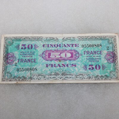 Monnaie d'invasion 50 franc