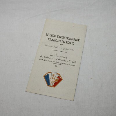 Feuillet CEF en italie
