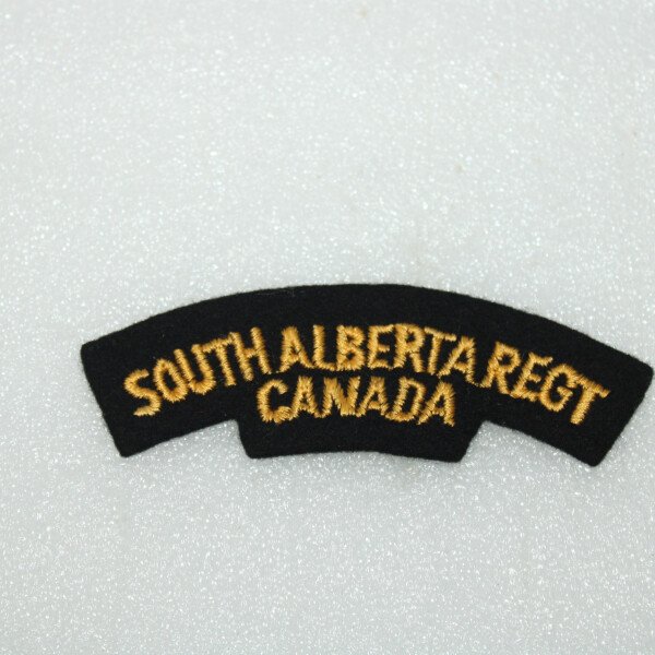 Tittle south alberta régiment