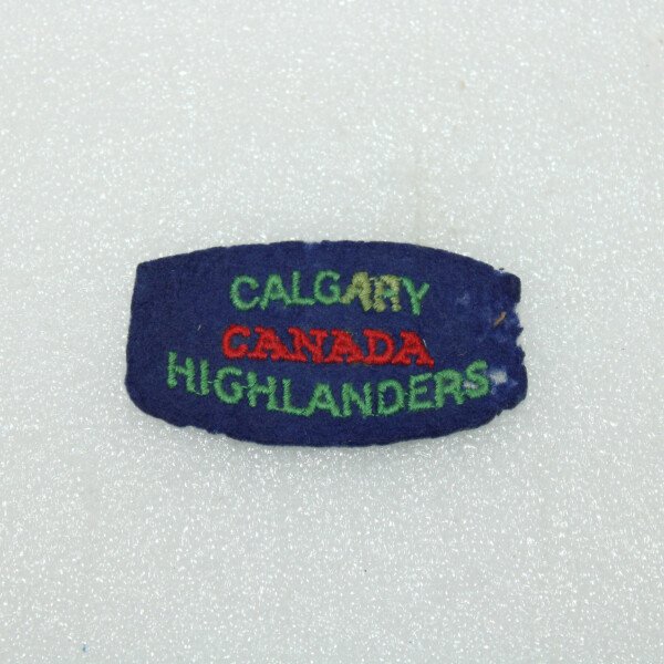 Tittle calgary highlanders