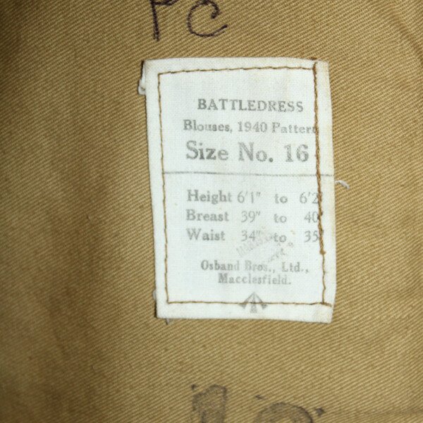 Battle dress P40 T16 1943