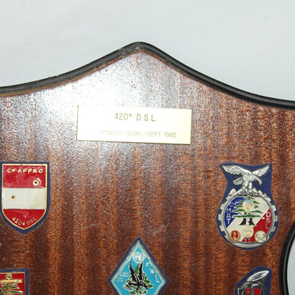 Plaque souvenir 420 dsl 1985