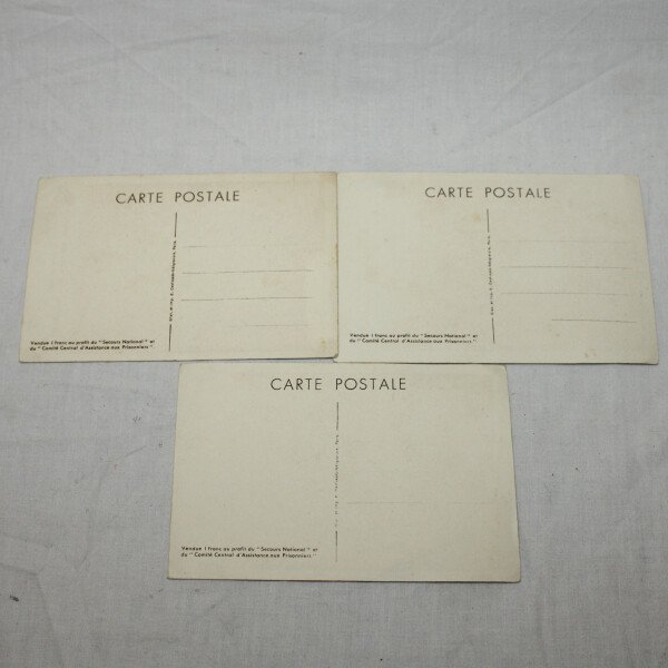3 cartes Pétain