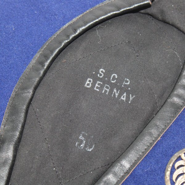 Beret bleu 3 partie
