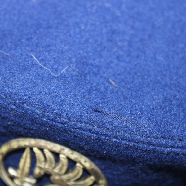 Beret bleu 3 partie