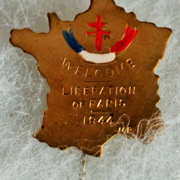 broche libération  carte de France