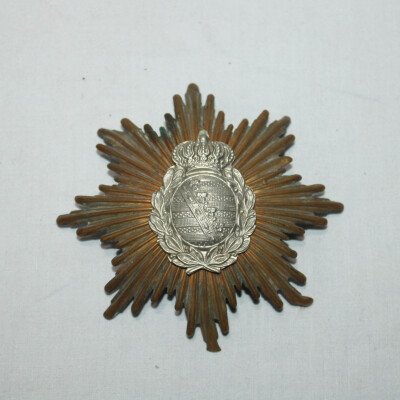 Plaque de casque saxe