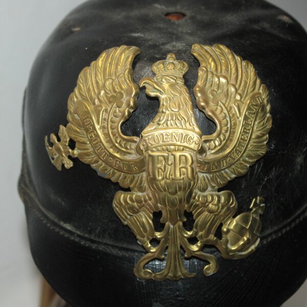 Casque à pointe d'officier Prusse