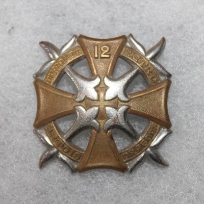 insigne du 12e regiment de dragon type III