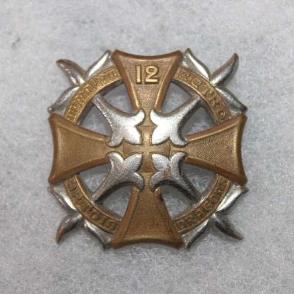insigne du 12e regiment de dragon type III