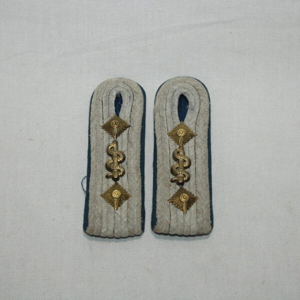 Pattes d'épaule Hauptmann Bleu