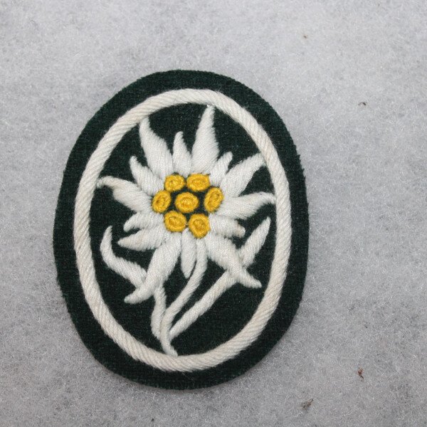 badge de manche Edelweiss mle troupe 1er modèle WH