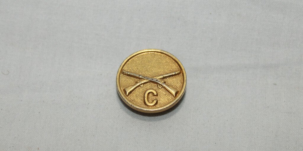 Collar disk inf C | Chris Militaria