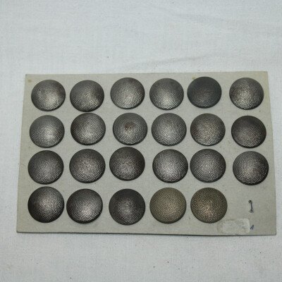 Bouton argenté 20mm
