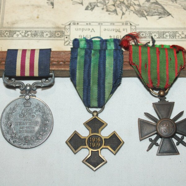 Certificat 19e RA military medal