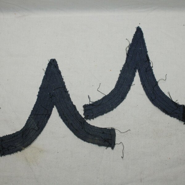 Chevrons bleu horizon