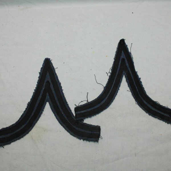 Chevrons bleu horizon