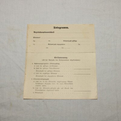 Télégramme allemand