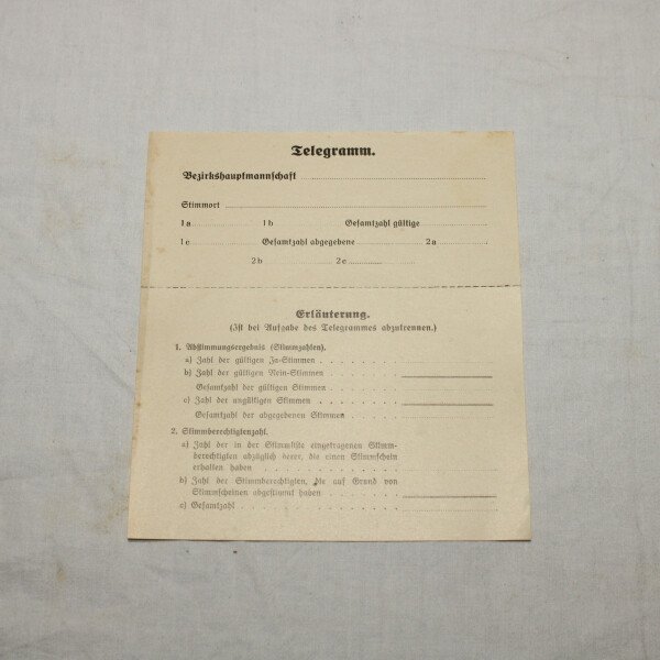 Télégramme allemand