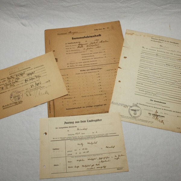 Dossier Livret de famille 1944