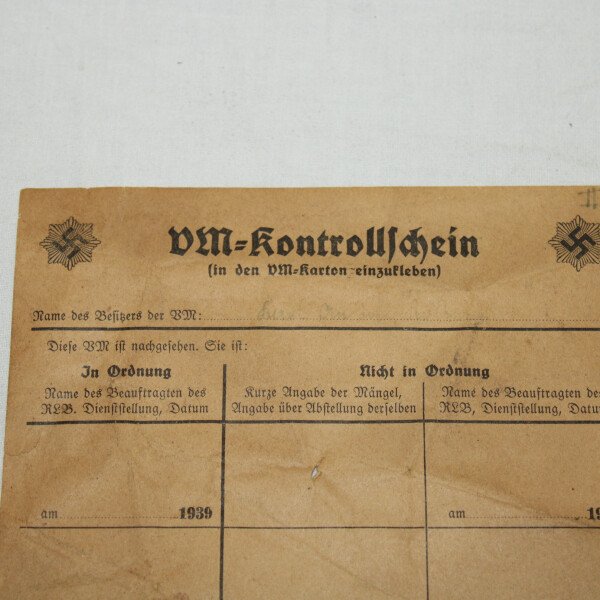Krontrollfschein du RLB
