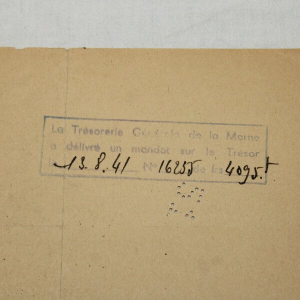 Bescheinigung 08/1941