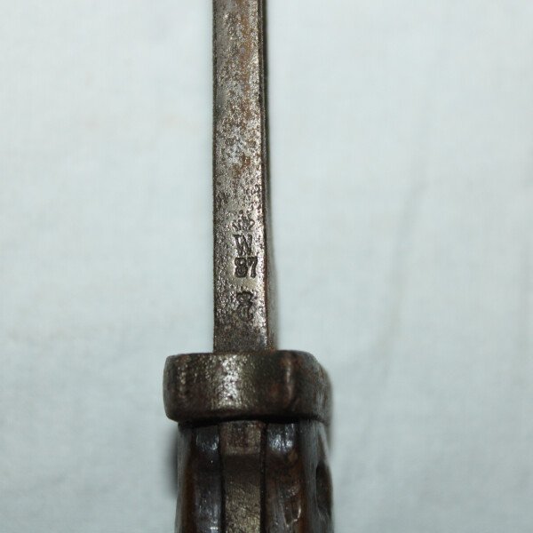 Baïonnette mauser 98A, régimentée