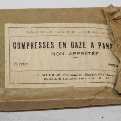 Paquet de compresse 1939