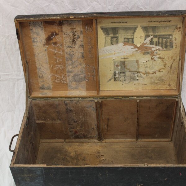 Caisse Transport masque anti gaz allemand