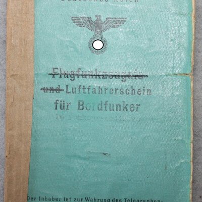 Livret d'une téléphoniste de la Luftwaffe