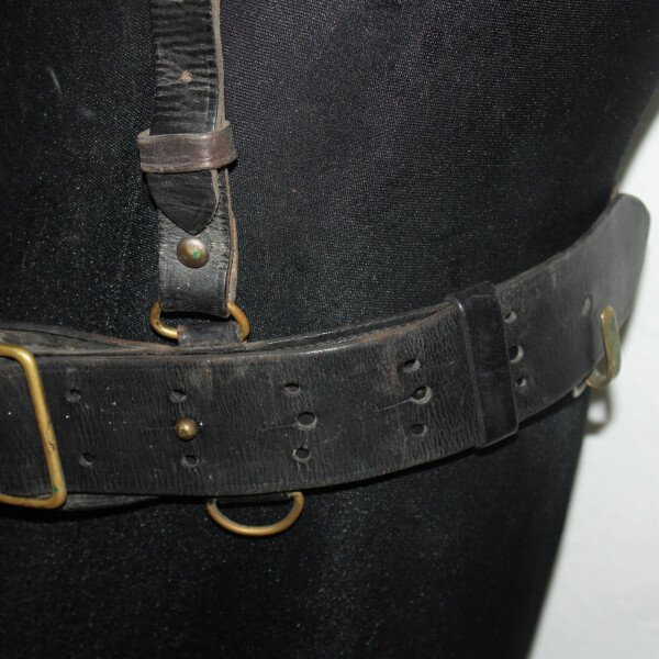 Ceinturon baudrier noir