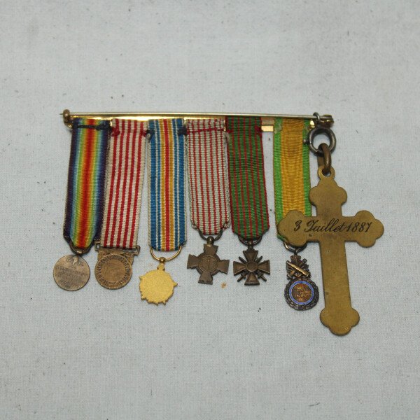 Barette 6 médaille 14/18