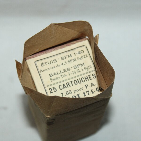Cartons 7.65 mm