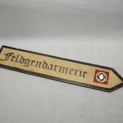 Panneau Feldgendarmerie