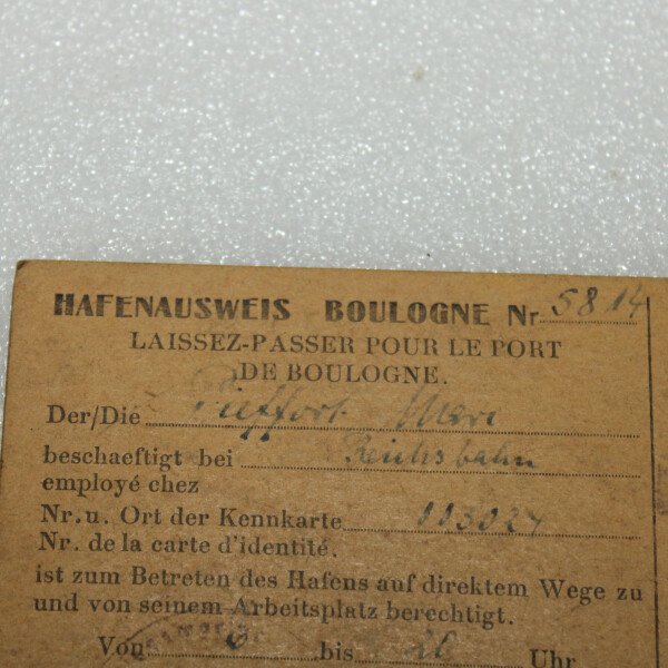 Laissez-Passer Boulogne sur mer