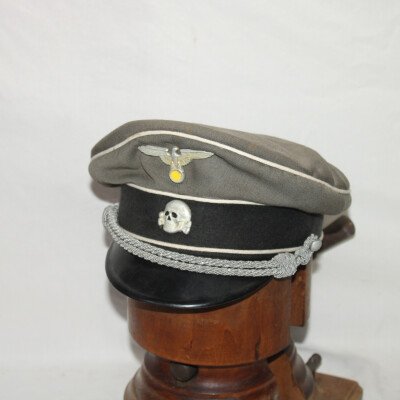 Casquette officier SS blanc