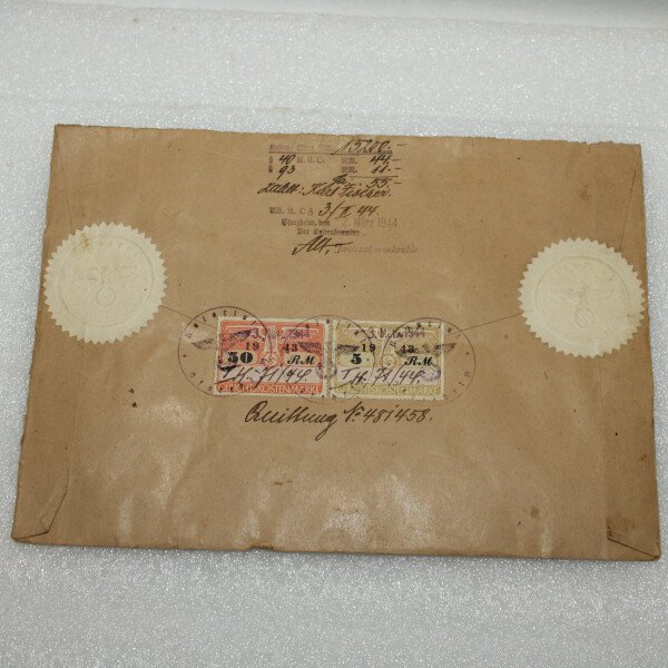 enveloppe notariale 1944