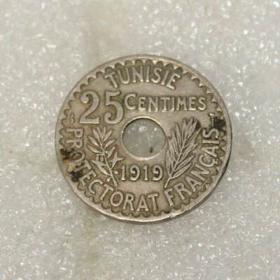 25 centimes Tunisie 1919